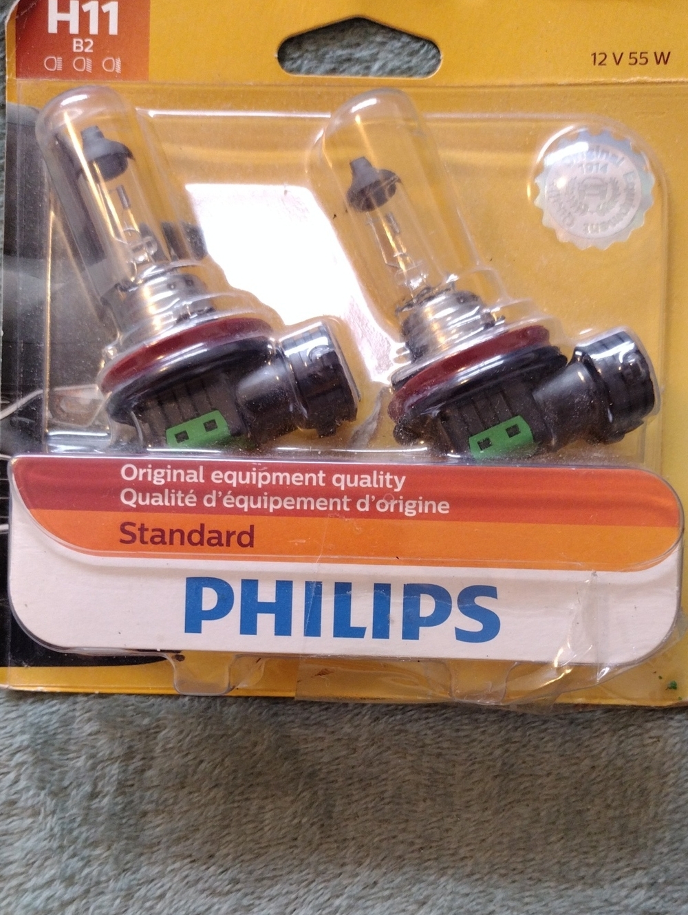 Philips H11 Headlight Bulbs Set